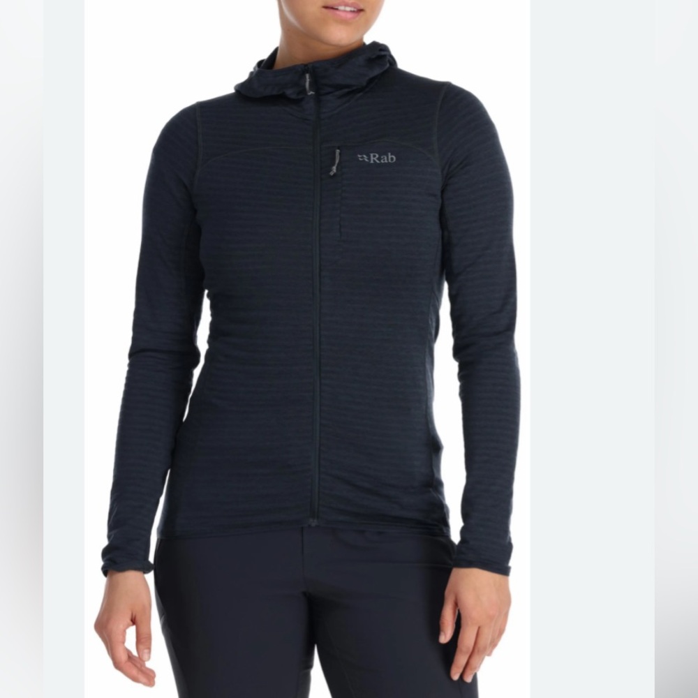 NWT Rab Ascender Lightweight navy blue Full-Zip hood Jacket